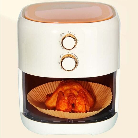 Air Fryer Liners 100 PC, Disposable Parchment Paper Liners - Picture 3 of 11